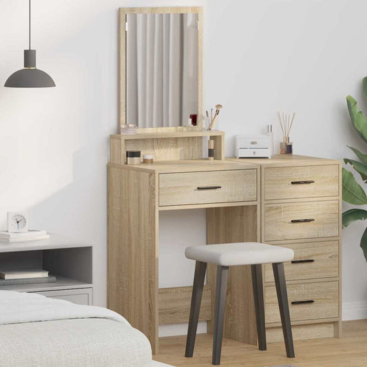 Schminktisch Sonoma Eiche 50 x 41 x 140 cm Holzwerkstoff