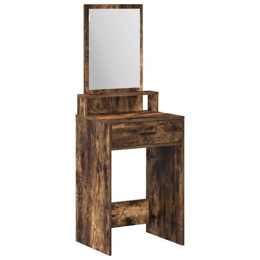 Schminktisch Räuchereiche 50 x 41 x 140 cm Holzwerkstoff