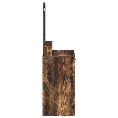 Schminktisch Räuchereiche 50 x 41 x 140 cm Holzwerkstoff