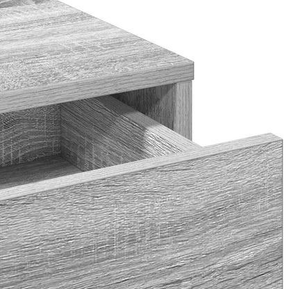 Schminktisch Grau Sonoma 50 x 41 x 140 cm Holzwerkstoff