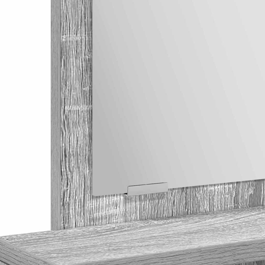 Schminktisch Grau Sonoma 50 x 41 x 140 cm Holzwerkstoff