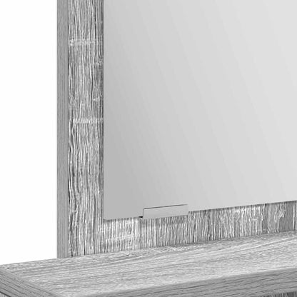 Schminktisch Grau Sonoma 50 x 41 x 140 cm Holzwerkstoff