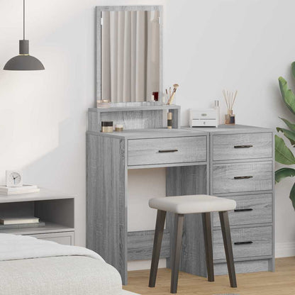 Schminktisch Grau Sonoma 50 x 41 x 140 cm Holzwerkstoff