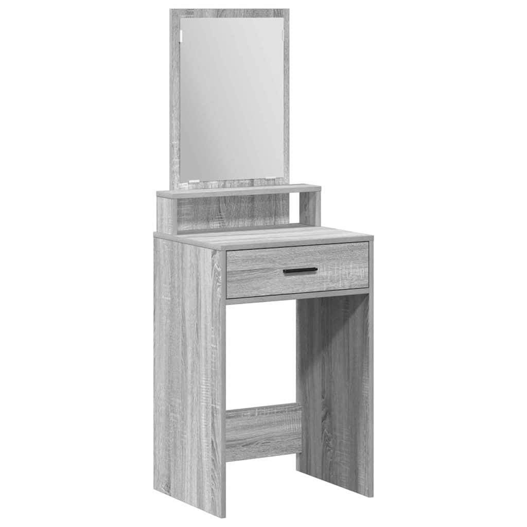 Schminktisch Grau Sonoma 50 x 41 x 140 cm Holzwerkstoff