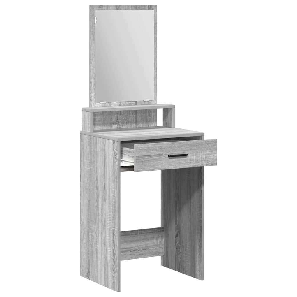 Schminktisch Grau Sonoma 50 x 41 x 140 cm Holzwerkstoff
