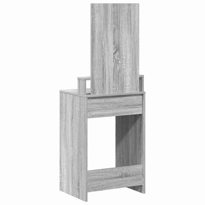 Schminktisch Grau Sonoma 50 x 41 x 140 cm Holzwerkstoff