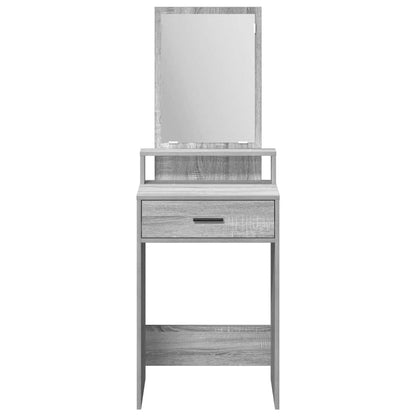 Schminktisch Grau Sonoma 50 x 41 x 140 cm Holzwerkstoff