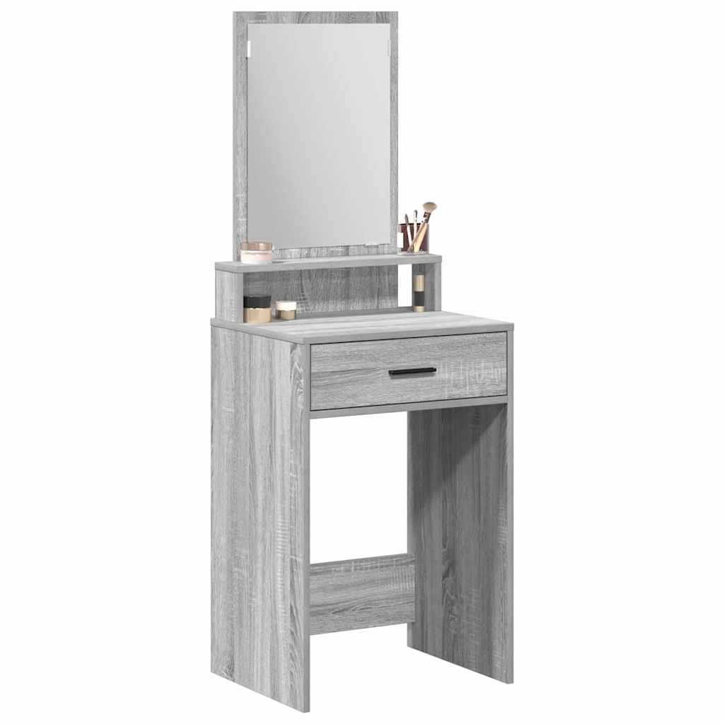 Schminktisch Grau Sonoma 50 x 41 x 140 cm Holzwerkstoff