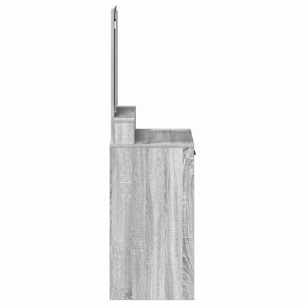 Schminktisch Grau Sonoma 50 x 41 x 140 cm Holzwerkstoff