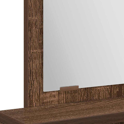 Schminktisch Braunes Eichenholz 50 x 41 x 140 cm Holzwerkstoff