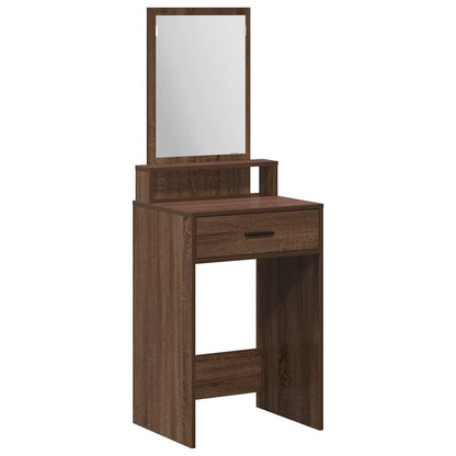 Schminktisch Braunes Eichenholz 50 x 41 x 140 cm Holzwerkstoff