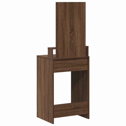 Schminktisch Braunes Eichenholz 50 x 41 x 140 cm Holzwerkstoff