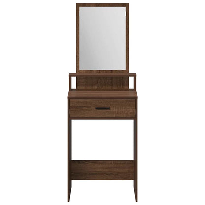 Schminktisch Braunes Eichenholz 50 x 41 x 140 cm Holzwerkstoff