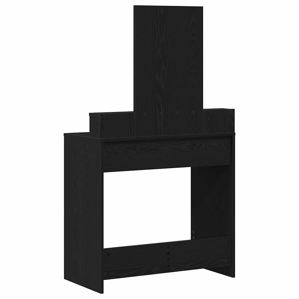 Schminktisch Schwarze Eiche 79 x 41 x 140 cm Holzwerkstoff