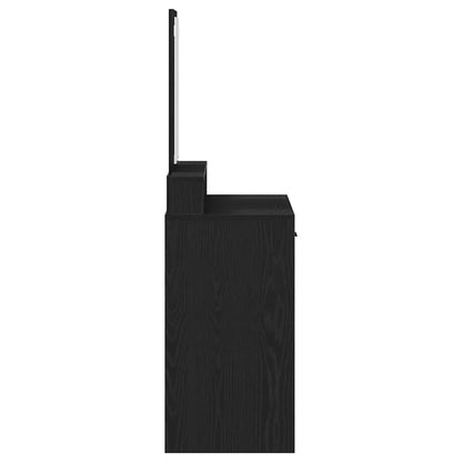 Schminktisch Schwarze Eiche 79 x 41 x 140 cm Holzwerkstoff
