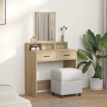 Schminktisch Sonoma Eiche 79 x 41 x 140 cm Holzwerkstoff