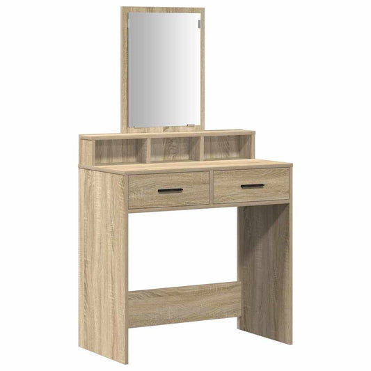 Schminktisch Sonoma Eiche 79 x 41 x 140 cm Holzwerkstoff