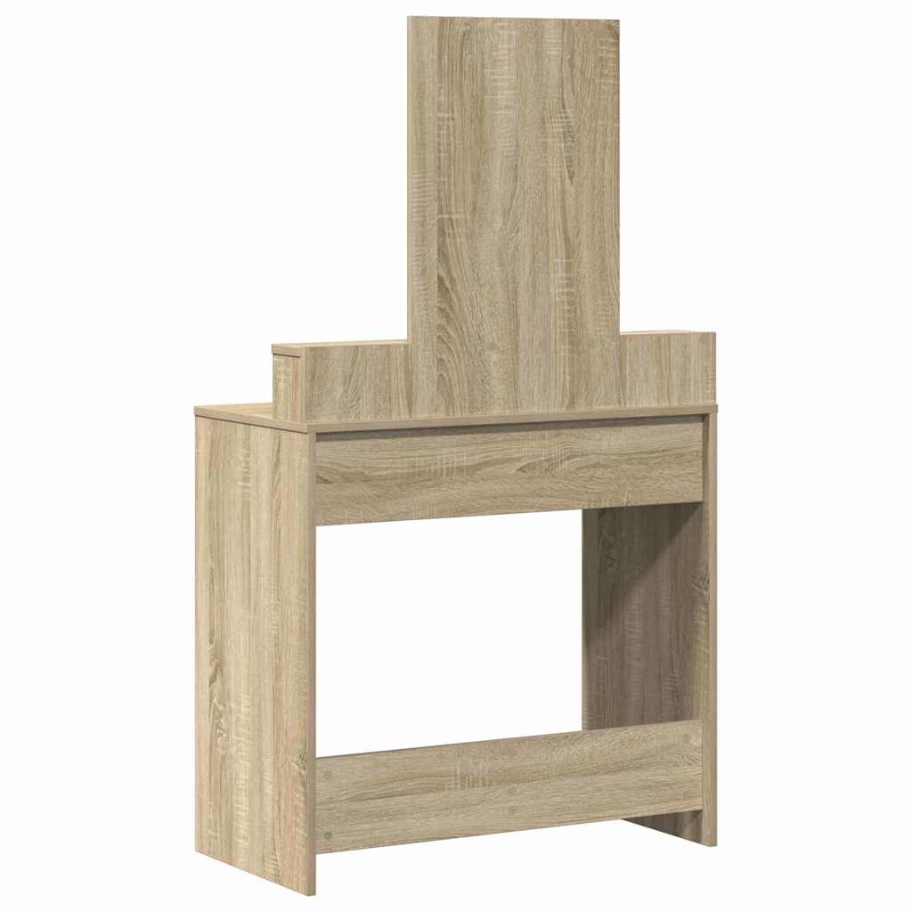 Schminktisch Sonoma Eiche 79 x 41 x 140 cm Holzwerkstoff