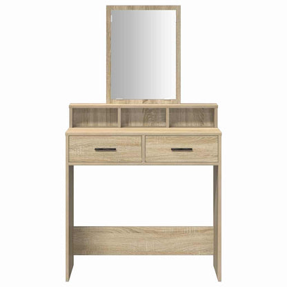 Schminktisch Sonoma Eiche 79 x 41 x 140 cm Holzwerkstoff