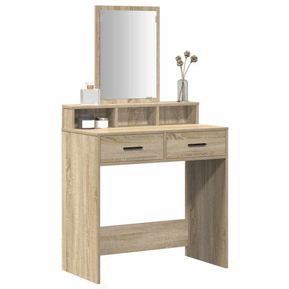 Schminktisch Sonoma Eiche 79 x 41 x 140 cm Holzwerkstoff