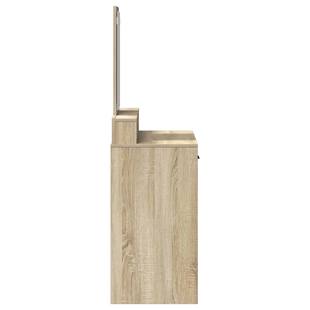 Schminktisch Sonoma Eiche 79 x 41 x 140 cm Holzwerkstoff