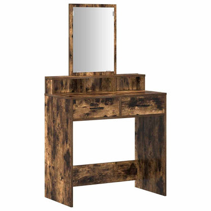 Schminktisch Räuchereiche 79 x 41 x 140 cm Holzwerkstoff