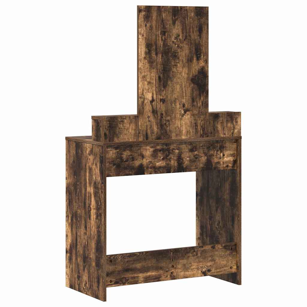 Schminktisch Räuchereiche 79 x 41 x 140 cm Holzwerkstoff