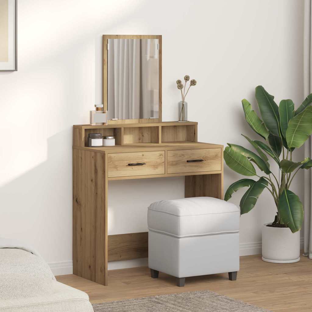 Schminktisch Artisan Eiche 79 x 41 x 140 cm Holzwerkstoff