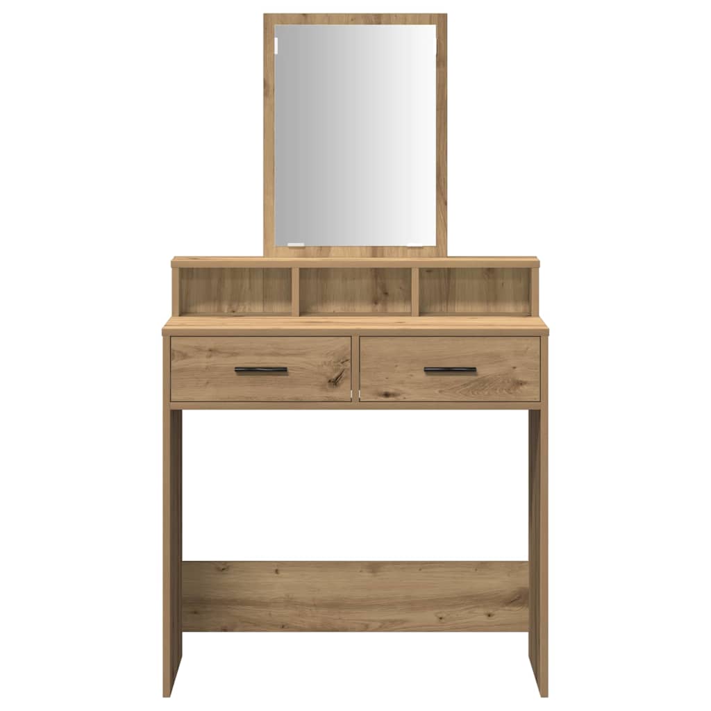 Schminktisch Artisan Eiche 79 x 41 x 140 cm Holzwerkstoff