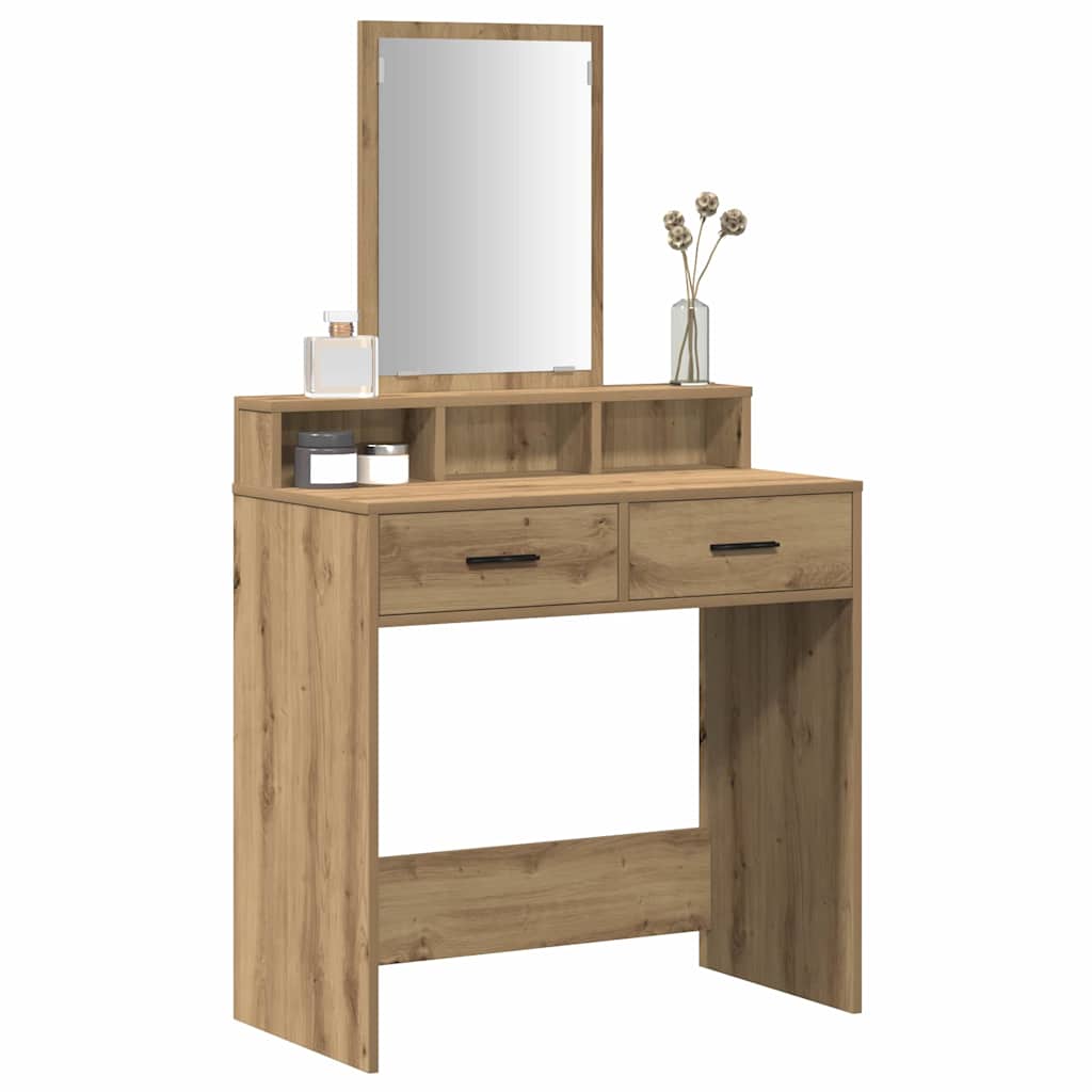 Schminktisch Artisan Eiche 79 x 41 x 140 cm Holzwerkstoff