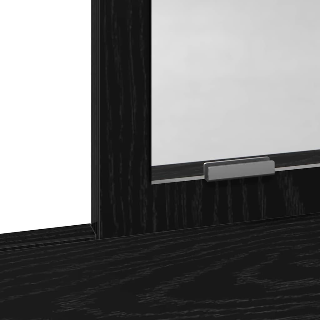 Schminktisch Schwarze Eiche 100 x 41 x 140 cm Holzwerkstoff