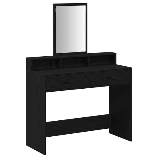 Schminktisch Schwarze Eiche 100 x 41 x 140 cm Holzwerkstoff