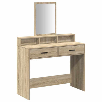 Schminktisch Sonoma Eiche 100 x 41 x 140 cm Holzwerkstoff