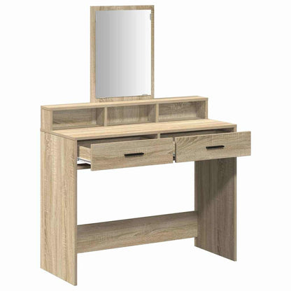 Schminktisch Sonoma Eiche 100 x 41 x 140 cm Holzwerkstoff