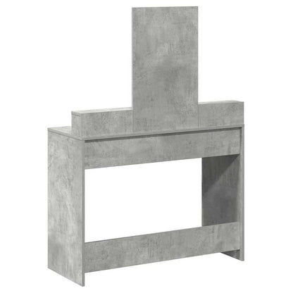 Schminktisch Betongrau 100 x 41 x 140 cm Holzwerkstoff