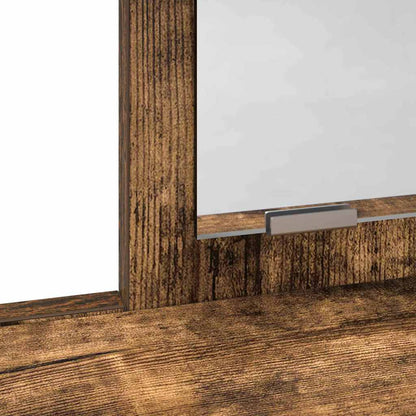Schminktisch Räuchereiche 100 x 41 x 140 cm Holzwerkstoff