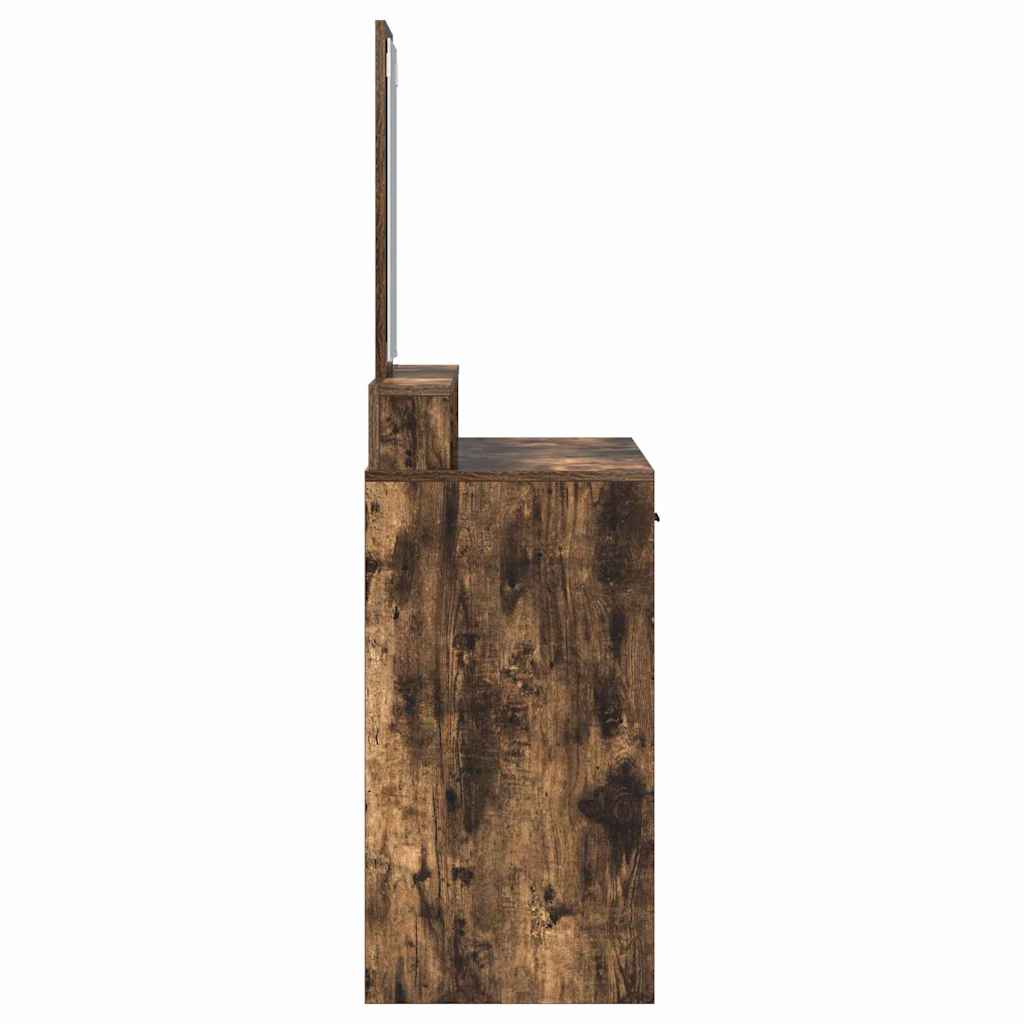 Schminktisch Räuchereiche 100 x 41 x 140 cm Holzwerkstoff
