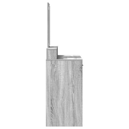 Schminktisch Graues Sonoma 100 x 41 x 140 cm Holzwerkstoff