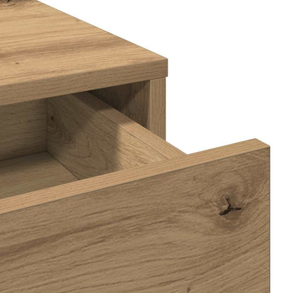 Schminktisch Eiche handwerklich 100 x 41 x 140 cm Holzwerkstoff