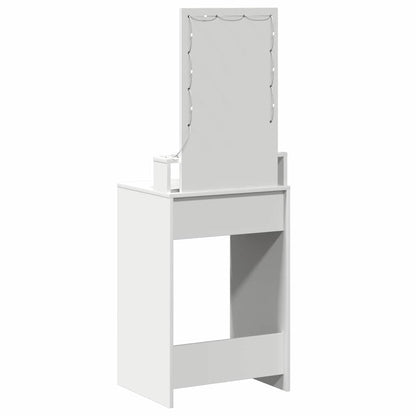 Schminktisch mit Schubladen Weiß 50 x 41 x 140 cm Holzwerkstoff