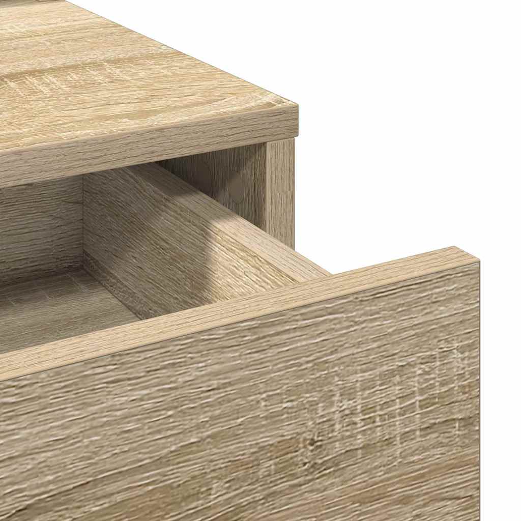 Schminktisch mit Speicher Braun 50 x 41 x 140 cm Holzwerkstoff