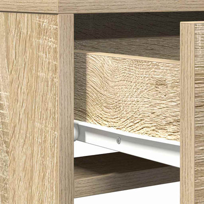 Schminktisch mit Speicher Braun 50 x 41 x 140 cm Holzwerkstoff