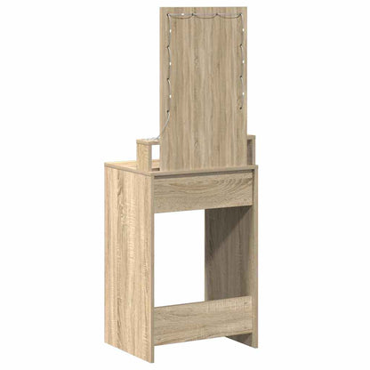 Schminktisch mit Speicher Braun 50 x 41 x 140 cm Holzwerkstoff