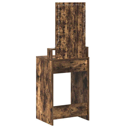 Schminktisch mit Speicher Braun 50 x 41 x 140 cm Holzwerkstoff