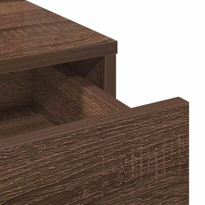 Schminktisch mit Speicher Braun 50 x 41 x 140 cm Holzwerkstoff