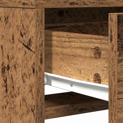 Schminktisch mit Speicher Braun 50 x 41 x 140 cm Holzwerkstoff