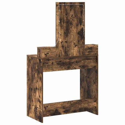 Schminktisch mit Speicher Braun 79 x 41 x 140 cm Holzwerkstoff