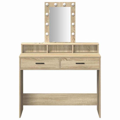 Schminktisch mit Speicher Braun 100 x 41 x 140 cm Holzwerkstoff