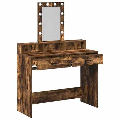 Schminktisch mit Speicher Braun 100 x 41 x 140 cm Holzwerkstoff