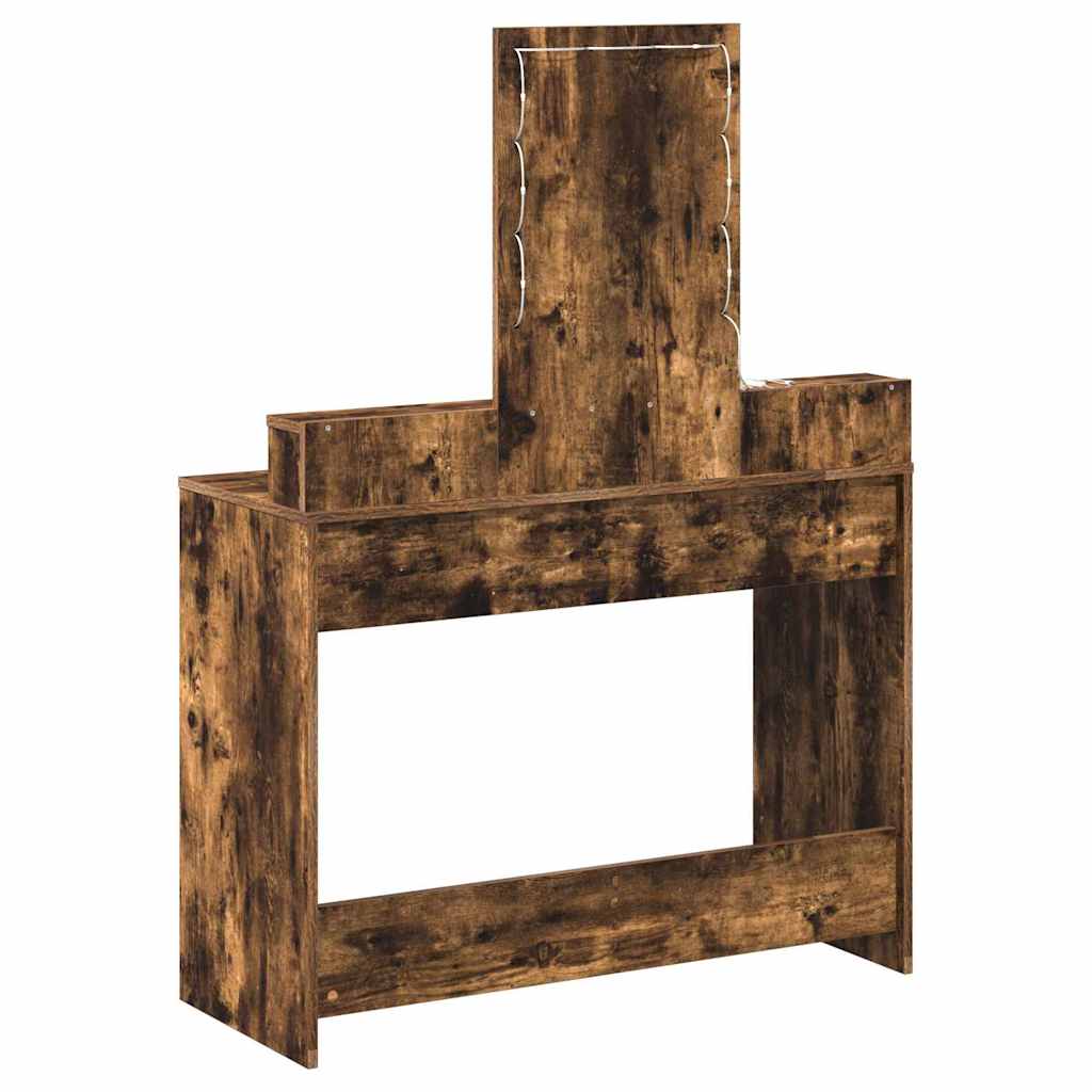 Schminktisch mit Speicher Braun 100 x 41 x 140 cm Holzwerkstoff